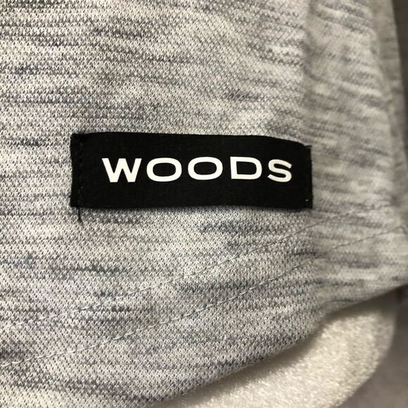 𝅺🆕 WOODS Kelsall Henley Long Sleeve Gray Mist - Picture 6 of 12